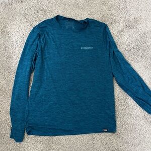 Patagonia Men's Teal Long Sleeve Tee